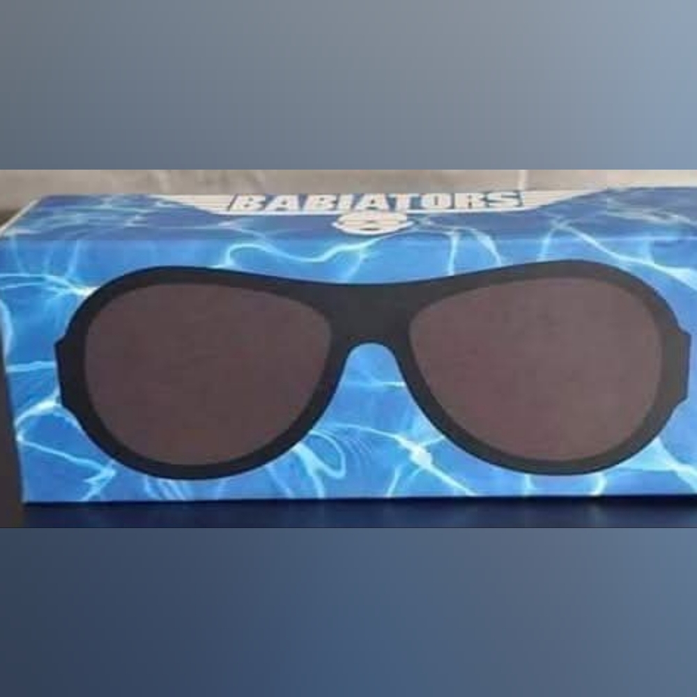 New Babiators Blue Sunglasses Box kids